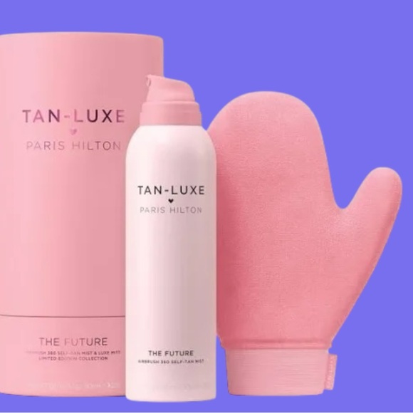 Tan-Luxe Paris Hilton The Future Airbrush 360 Self Tan Mist & Luxe Mitt5.0oz NIB - Picture 1 of 5